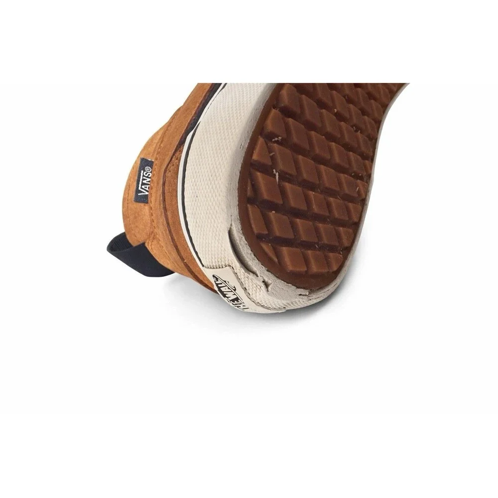 VANS Scotchgard High-Top‎ Sneakers Brown Black Suede Canvas Men's Casual Shoes